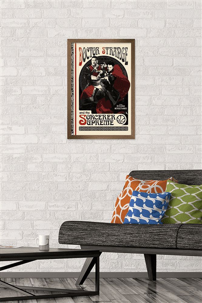 Marvel Doctor Strange in the Multiverse of Madness - Duo Wall Poster, 14.725" x 22.375", Framed