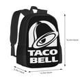 thumbnail image 3 of Art Bell With Taco Backpack Fashion Travel Backpack Laptop Backpack 16ch Simple And Large Capacity, 3 of 9