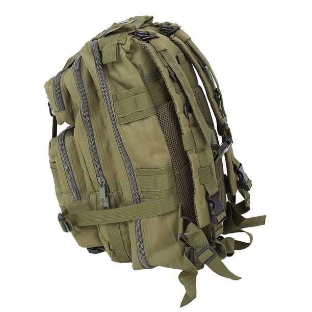 Mochila con bolsa de viaje para acampar, escalada, senderismo al aire libre, nailon de 35 L (verde militar) YUNYI BRAND Deportes