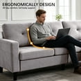 thumbnail image 6 of Tornama Convertible Sectional Sofa, Small L Shaped 3-Seat Couch with Reversible Chaise, Modern Linen Sofas Couches for Living Room, Apartment and Small Space, 6 of 17