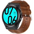thumbnail image 2 of TRAHOO-Compatible with Ticwatch Pro 5 Smartwatch Bands, 24mm Leather Silicone Breathable Replacement Smartwatch Strap Wristband Compatible for Ticwatch Pro 5 Android Smartwatch, 2 of 4