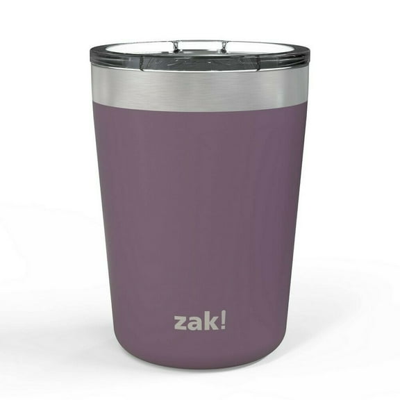 Zak! Designs 12oz Double Wall Stainless Steel Tumbler - Purple