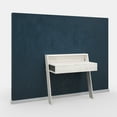thumbnail image 5 of Ada Home Decor Minimalist Home Office Computer Desk Workstation, Ancient White, 5 of 7