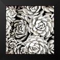 thumbnail image 2 of Kimberly, Allen 20x20 Black Modern Framed Museum Art Print Titled - Succulent Blooms, 2 of 5