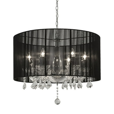 

Kuzco 38256B Six Lamp Chandelier with String Shade