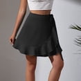 thumbnail image 6 of Sentmoon Skirt Shorts High Waist Midi Skirts for Women Fashion Solid Color Regular Fit Mini Skort for Travel and Vacation S-XL, 6 of 8