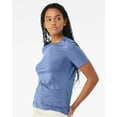 thumbnail image 2 of Bella & Canvas B30506296 Women Relaxed Fit Triblend T-Shirt, Blue Triblend - Extra Large, 2 of 5