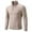 Beige, variant on WRKEKC Men's Quarter Zip Turtleneck Sweater Ribbed Knit Solid Color Thickened Soft Warm Regular Fit Fall Winter Casual Pullover