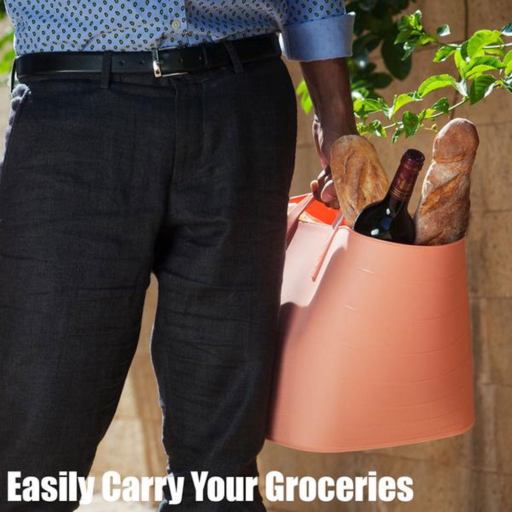 Life Story Tub Basket 25L Plastic Storage Tote Bin with Handles (6 Pack)