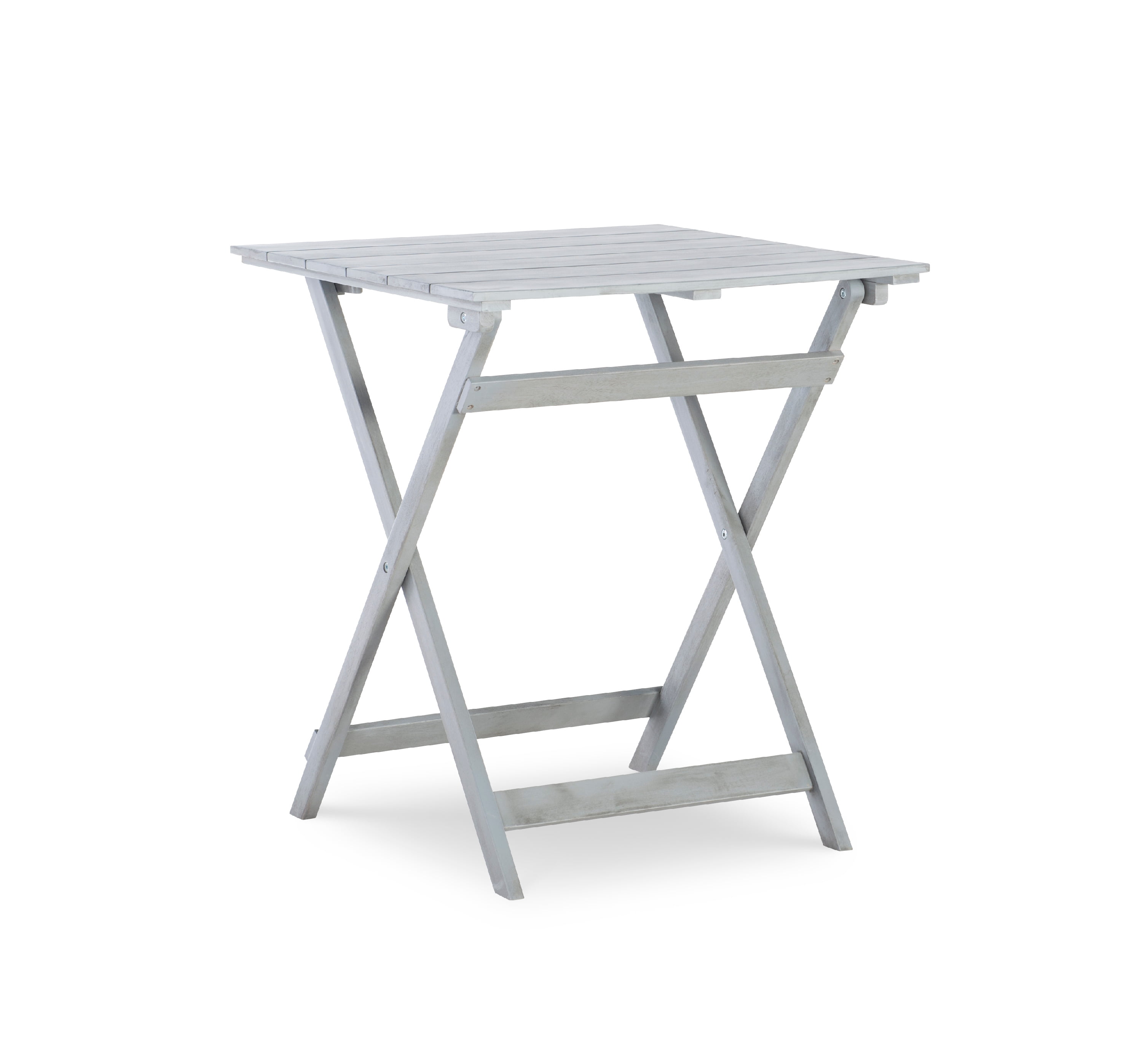 Linon Riverpark 3-Piece Acacia Wood Outdoor Bistro Set, Gray