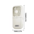 thumbnail image 4 of Personal Cooling Fan USB Folding Mirror Fan Misting Spray Cooling, 4 of 9
