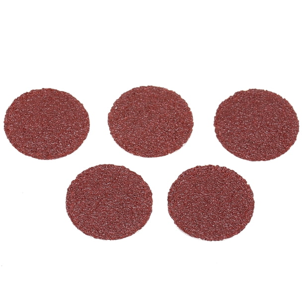 Papel De Lija De Metal, Disco De 200 Piezas Disco De Lija Rojo Disco De Lija Para Taladro Papel De Lija Para Resina 1 Pulgada 25 Mm Herramientas De Lijado De Protección Contra El