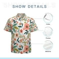 thumbnail image 7 of High Quality Hawaiian Shirts for Men Short Sleeve Aloha Beach Shirt Floral Summer Casual Button Down Shirts Blouses MWHAEZ, 7 of 7