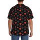 thumbnail image 3 of Balery Poker Creative Symbols Camisa Casual de Manga Corta con Botones para Hombre, Texturizada, Estilo Cubano, para Playa, Verano-XX-Large, 3 of 5