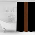 thumbnail image 4 of Black Brown Shower Curtains for Bathroom Waterproof Fabric Bath Curtains Decor Bath Tub Curtain Contemporary Boho Modern Art Decorative Shower Curtain Sets with 12 Hooks, 72x72 Inch, 4 of 6