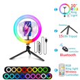 thumbnail image 1 of Anillo de luz para Selfie de 12 pulgadas y 30cm, trípode RGB, soporte para teléfono, anillo de luz para fotografía, luz de relleno circular, lámpara Led de Color, maquillaje Trepied Tan Jianjun unisex, 1 of 2