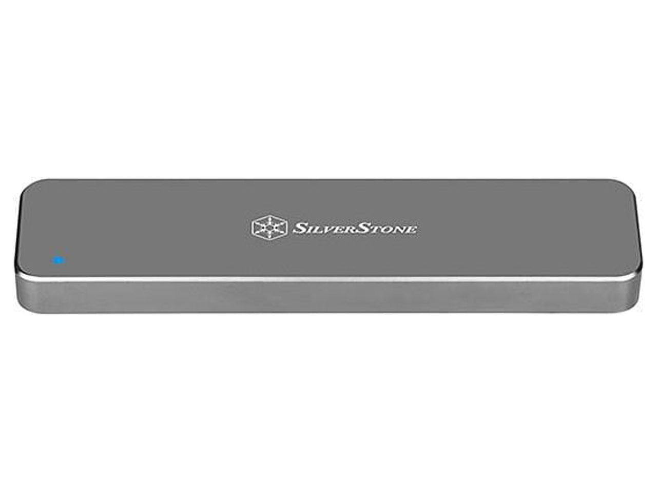 SilverStone SST-MS09C M.2 SATA External SSD Enclosure with USB 3.1 Gen 2
