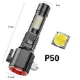 thumbnail image 3 of Multi-Functional Emergency Hammer with Flashlight, Window Breaker Cutter, USB Rechargeable Car Safety Tool, 3 of 3