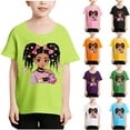 thumbnail image 5 of ZACPNCV Little Girl Shirts Mama's Girl Tee Shirt Top Summer Short Sleeve Clothes Mother's Day Gifts Red 11-12 Years, 5 of 5
