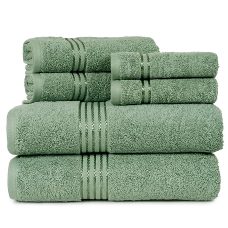 Lavish Home 100% Egyptian Cotton Hotel 6-Piece Towel Set