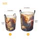 thumbnail image 3 of Fotbe Rainbow Cloud White Horse Cesto de Ropa con Asas, Cesto Impermeable de Gran Capacidad, Bolsa de Lavado para Dormitorio, Cesto de Ropa con Ruedas y Asas-Small, 3 of 6