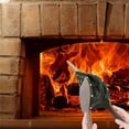 thumbnail image 4 of Fuelle de chimenea de madera con correa de cuero colgante, fuelle de aire marrón para barbacoa al aire libre y Camping 1 Uds, 4 of 5