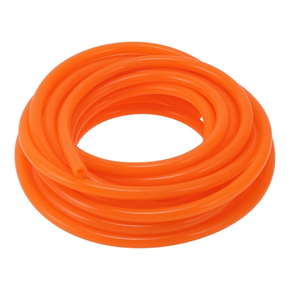 Unique Bargains Silicone Vacuum Tubing Hose Automotive Vacuum Line Orange 23FT 5/32" 4mm ID 2mm Thickness 1 Pc High Temperature 130PSI Max Pressure for Air and Water