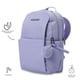 thumbnail image 5 of TOTTO Mochila Mediana para Mujer Porta Laptop 14 Repelente a Líquidos | Escuela - Oficina - Viaje |  purpura M, 5 of 7