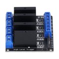 thumbnail image 1 of "4-Channel High-Level Trigger SSR Module with Fuse Protection - 3-24V DC Control for AC Loads, 2A Capacity & 10M Cycle Life (Model HY-M283)", 1 of 5
