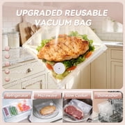 Compact Vacuum Sealer for Food (Vacuum Sealer + 30 Reusable Vacuum Bags)