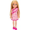 thumbnail image 1 of Barbie - Poupée Chelsea Core - Robe à Carreaux Jouet pour Enfants, 1 of 5