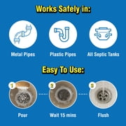 ComStar Pure Lye 1 lb - Unique Sodium Hydroxide Beads | Drain Opener & Soap Making | Biodegradable, Eco-Friendly (30-500)