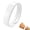 White, variant on Silent Vibrating Alarm Wristband, Wearable Alarm Clock with Vibration Alerts, 40-Day Battery Life, Adjustable Wristband for Deep Sleepers, Seniors & Shared Rooms