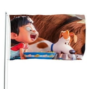 The Secret Life of Pets-themed Printed Flag Perfect gift for fans, friends, and family members, and suitable for indoor and outdoor activities, party decorations.35.4"x59" (90cm×150cm)