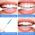 thumbnail image 5 of ACDANC Soft Interdental Brushes Original,Dental Picks for Cleaning Teeth,Disposable Interdental Brushes,with Convenient Carry Case (Blue,300 Count), 5 of 7
