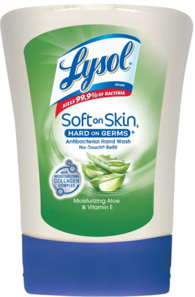 Lysol No Touch Soap Refill adapter cap so you can refill with your own soap! 
