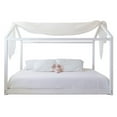 thumbnail image 1 of Mindful Living High Quality Wooden Twin Sized House Bed Frame and Canopy, 1 of 6