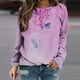 thumbnail image 2 of Sudadera Para Mujer Sudaderas de Cuello Redondo Estampado de Moda Manga Larga Cómoda Transpirable Sudadera de Cuello Redondo Odeerbi  ODB131847, 2 of 5