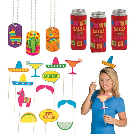 Fiesta Party Accessory Kit - 36 Pc