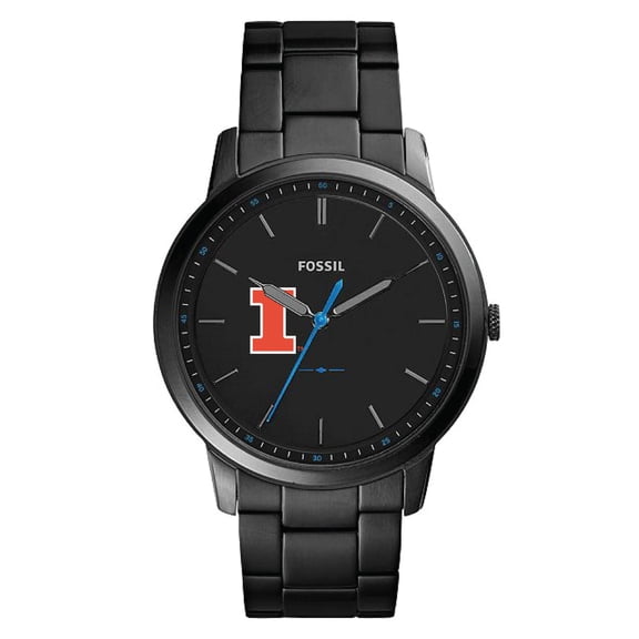 Fossil Illinois Fighting Illini The Minimalist Slim Stainless Steel Watch
