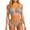 Blue, variant on Strapped Color Women's Solid Casual Bodysuit Beach Fashionable One-Piece Bikini Set Bikinis