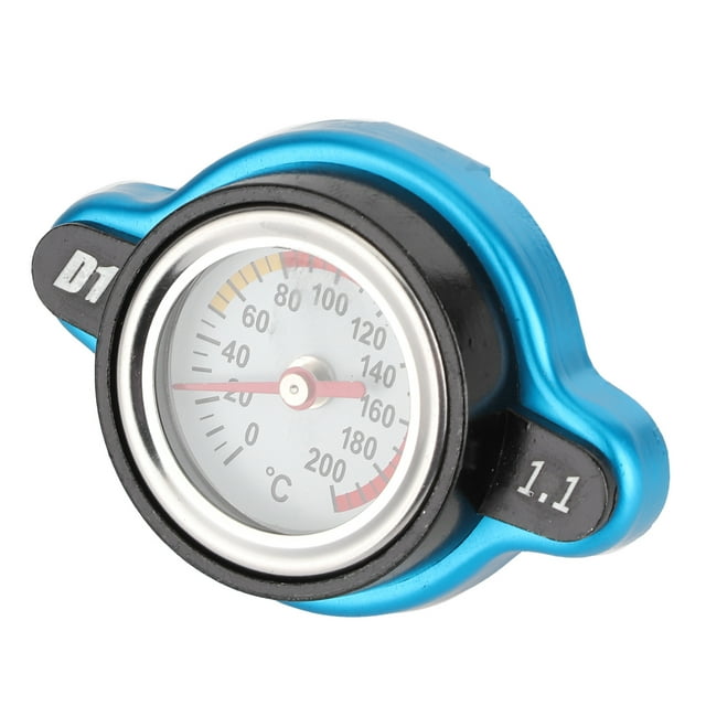 Universal Thermostatic Radiator Water Cover Leakproof W/Temperature Gauge Radiators Parts