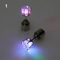 thumbnail image 3 of Ruanlalo Light Up LED Rhinestone Earrings Stud Dance Party Accessories for Party/Xmas Green, 3 of 6