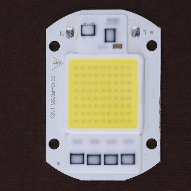 Lámpara Chip de LED COB de alta potencia de 50 W CA 220 V para reflector reflector (blanco) Ehuebsd Para estrenar