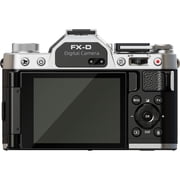 Yashica FX-D 300 50MP 4K Ultra HD Digital Film Simulation Camera, Black/Silver
