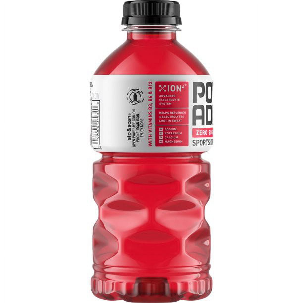 POWERADE Zero Sugar Fruit Punch, 28 fl oz, Pack of 8