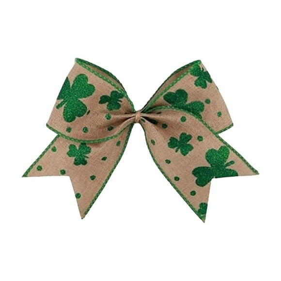 St. Patrick's Day Wreath Bow Decoration St. Patrick's Day Wall Decoration St. Patrick Party Decoration Party Decorations for Girls 10th Birthday Party for Kids 4-8 College Graduation Party Decorations