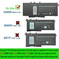 thumbnail image 5 of Battery For Dell Precision 3520 3530 Series Latitude 5480 5580 5590 GJKNX GD1JP, 5 of 8