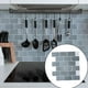 thumbnail image 4 of de mosaico gris Vista 3D Papel tapiz artístico impermeable Autoadhesivo Pared de Decoración de de cocina, 4 of 8