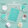 thumbnail image 3 of Clever Fox Self-Care Journal - Wellness & Daily Reflection Notebook - Mental Health & Personal Development Journal – Self-Care, Meditation & Mood Journal for Women & Men - A5 Size (Turquoise), 3 of 7